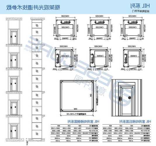 方形的电梯是什么品牌型号，方形观光电梯尺寸！