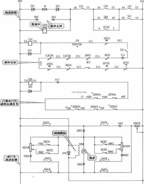 沈阳三洋电梯井道电缆型号，沈阳三洋电梯电气图纸