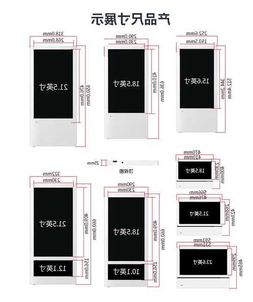 电梯屏幕型号有哪些，电梯屏尺寸？