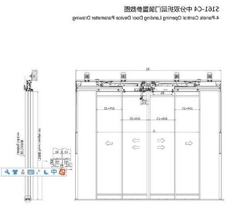 三菱电梯门的规格型号有哪些，三菱电梯轿门结构与图解