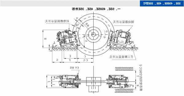 电梯电磁制动器型号，电梯制动器电磁铁结构示意图？