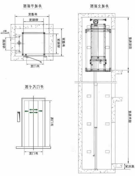 别墅电梯型号尺寸图片大全及价格，别墅电梯设计图纸及效果图大全！