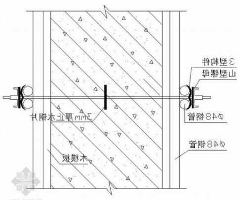 电梯基坑止水螺杆规格型号，止水螺杆 规范