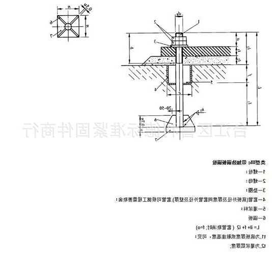 电梯预埋螺栓型号，施工电梯地脚螺栓预埋方法！